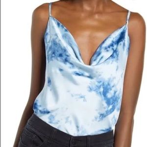 Joa Blue Tie Dye Tank